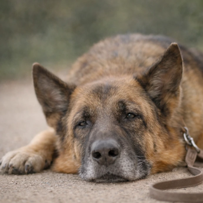 mascota con menos actividad por problema articular
