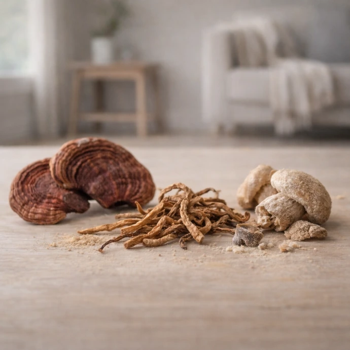 Reishi, Cordyceps y Agaricus blazei presentes en Hepavital