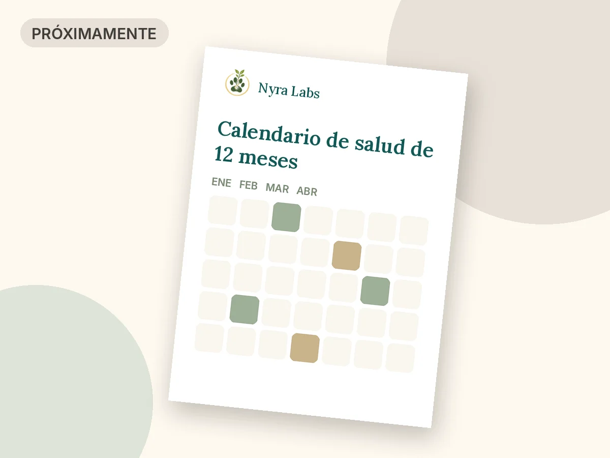 Próximamente: calendario de salud de 12 meses